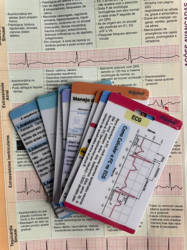 Cartão de Referência - ECG. Frequência Cardíaca.